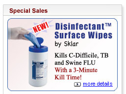 Sklar Disinfectant Wipes