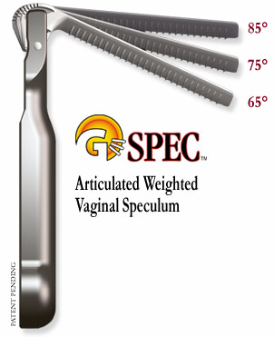G-SPEC Articulated Weighted Vaginal Speculum