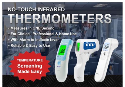 No-Touch Infrared Thermometers available at Connetquot West